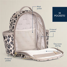 Load image into Gallery viewer, Leopard Itzy Mini Plus Backpack Diaper Bag