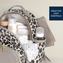 Load image into Gallery viewer, Leopard Itzy Mini Plus Backpack Diaper Bag
