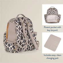 Load image into Gallery viewer, Leopard Itzy Mini Plus Backpack Diaper Bag