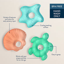 Load image into Gallery viewer, Seaside Water Filled Teethers (3pack)