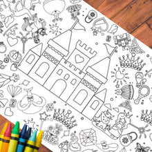 Load image into Gallery viewer, Princess Coloring Tablecloth