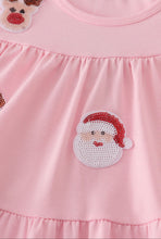 Load image into Gallery viewer, Pink Sequin Christmas Dress
