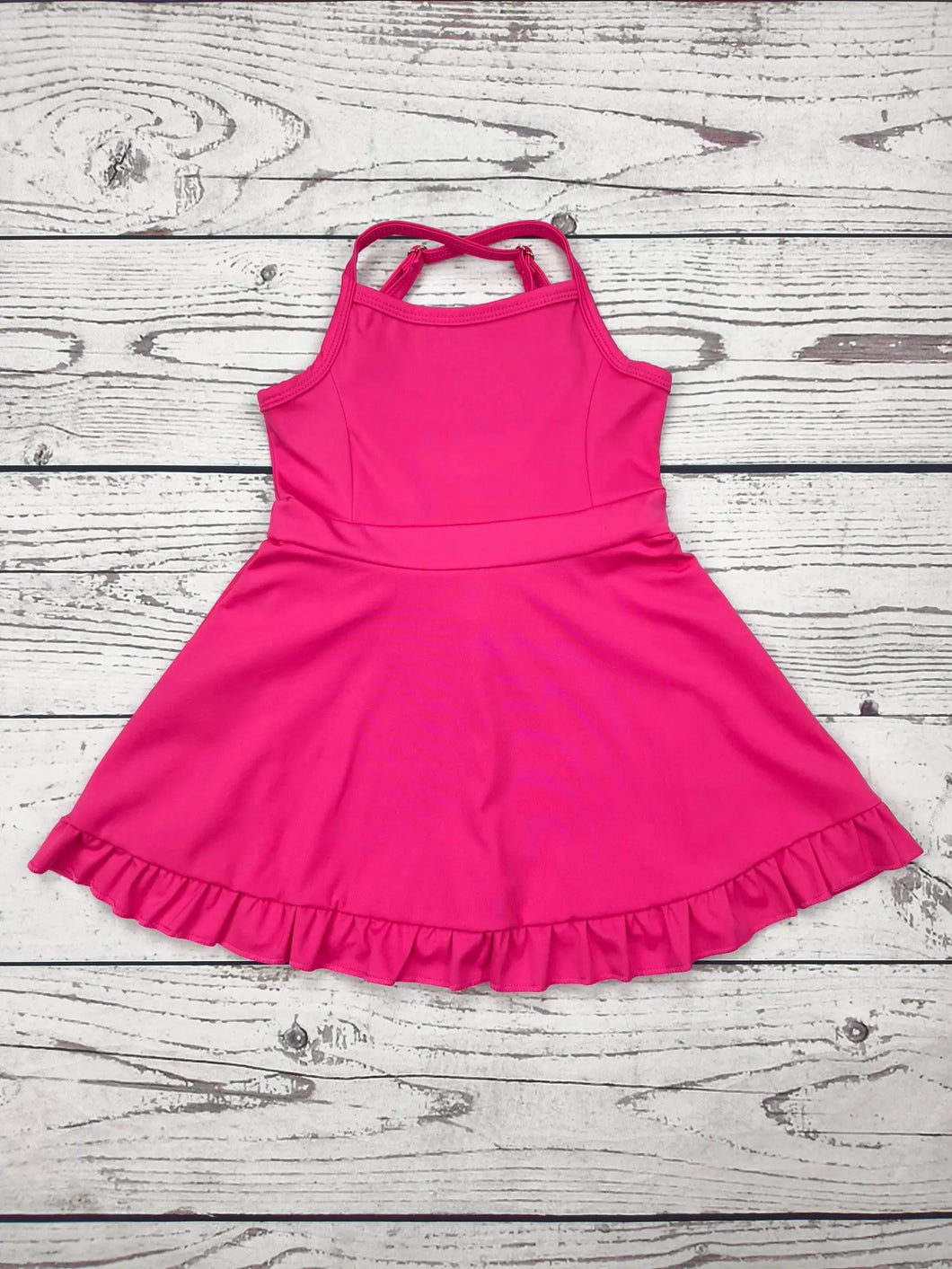 Hot Pink Athletic Dress