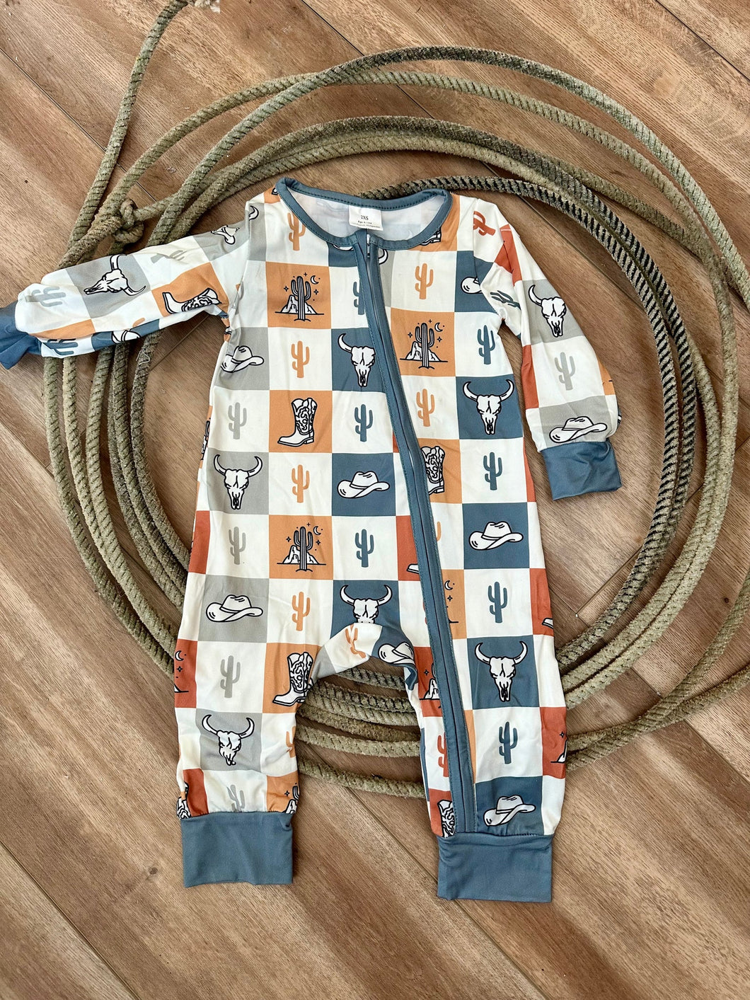 Cactus & Cows Zipper Sleeper
