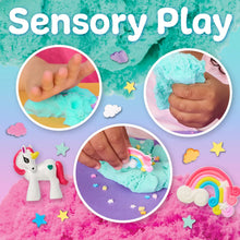 Load image into Gallery viewer, Sensory Mini Play Kit Jar with Cloud Clay: Unicorn Theme
