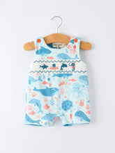 Load image into Gallery viewer, Marine Animal Baby Boy Romper
