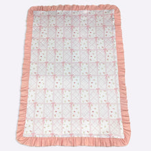 Load image into Gallery viewer, Patchwork Bows Blanket
