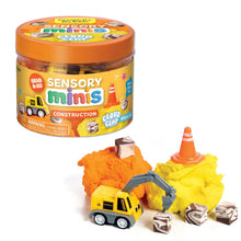 Load image into Gallery viewer, Sensory Mini Play Kit Jar with Cloud Clay: Construction Theme
