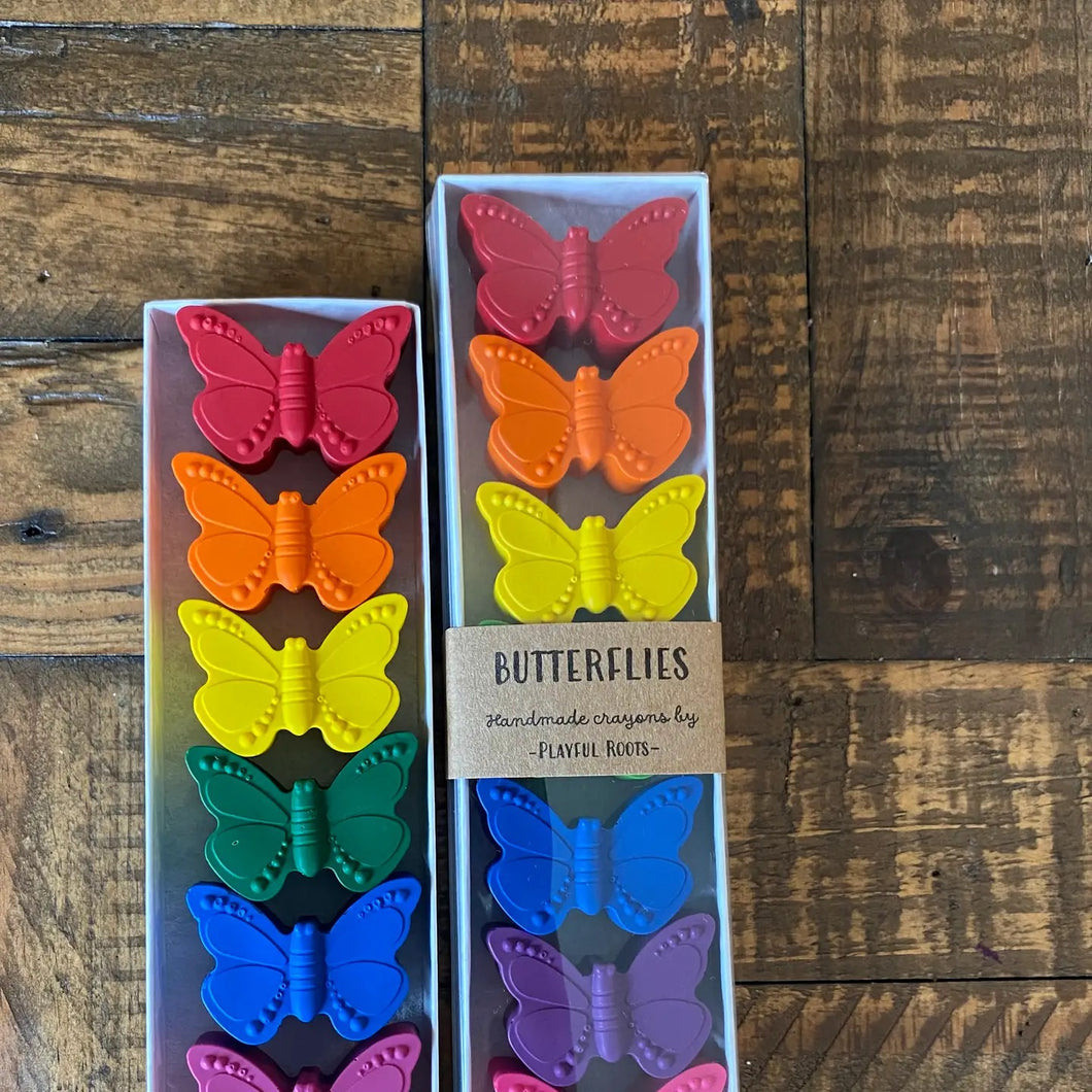 Butterflies shaped Crayons Set