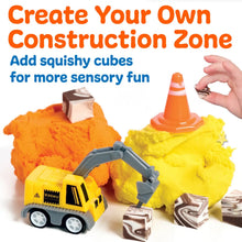 Load image into Gallery viewer, Sensory Mini Play Kit Jar with Cloud Clay: Construction Theme
