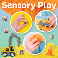 Load image into Gallery viewer, Sensory Mini Play Kit Jar with Cloud Clay: Construction Theme
