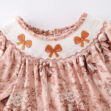 Load image into Gallery viewer, Haze Waverly Smocked Girls Dress
