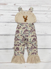 Load image into Gallery viewer, Baby Girl Camouflage Deer Jumpsuit
