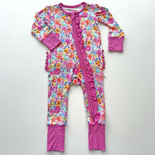 Load image into Gallery viewer, Girls Floral Bamboo Ruffle
