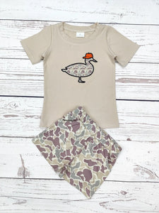 Baby Boy Camouflage Duck set